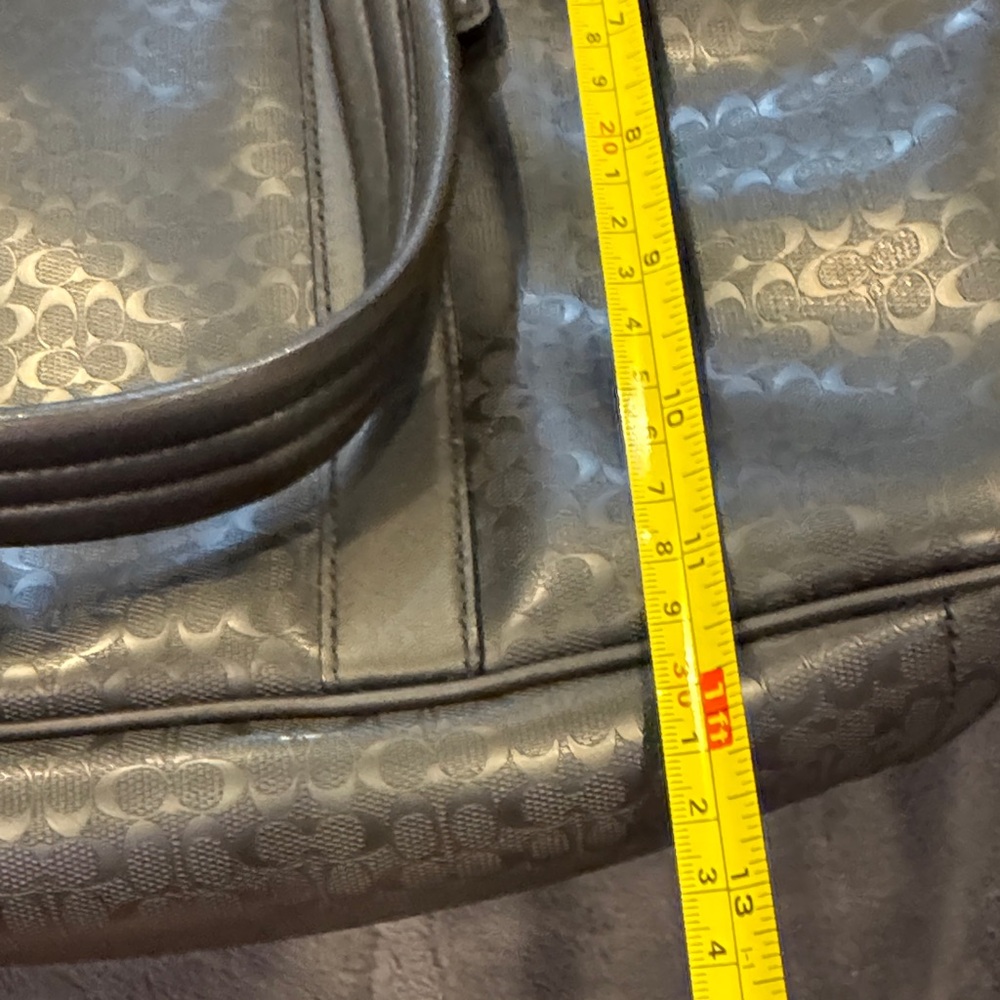 Coach Black Patterned Men's Briefcase - Picture 15 of 16